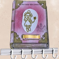 Étiquette Livre des Contes (portemanteau)
