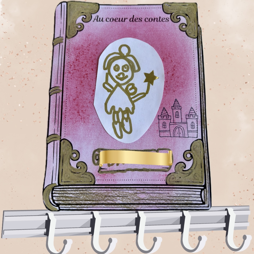 Étiquette Livre des Contes (portemanteau)
