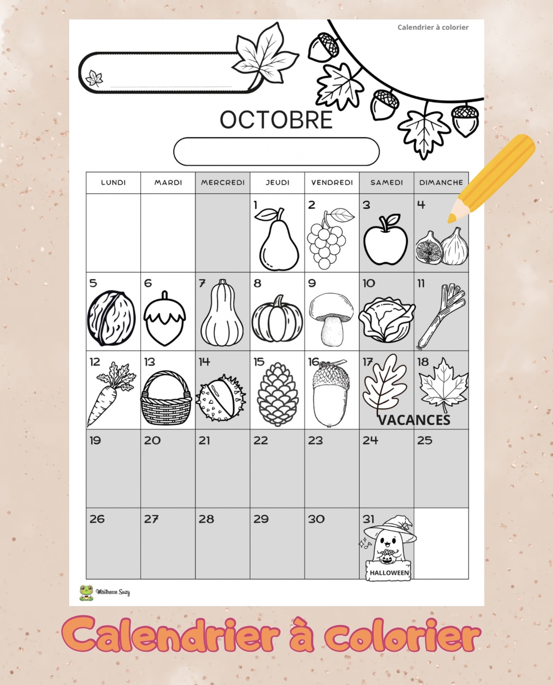 Calendrier période 1 (septembre/octobre) – Image 3