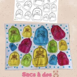🧸Sac à dos à peindre